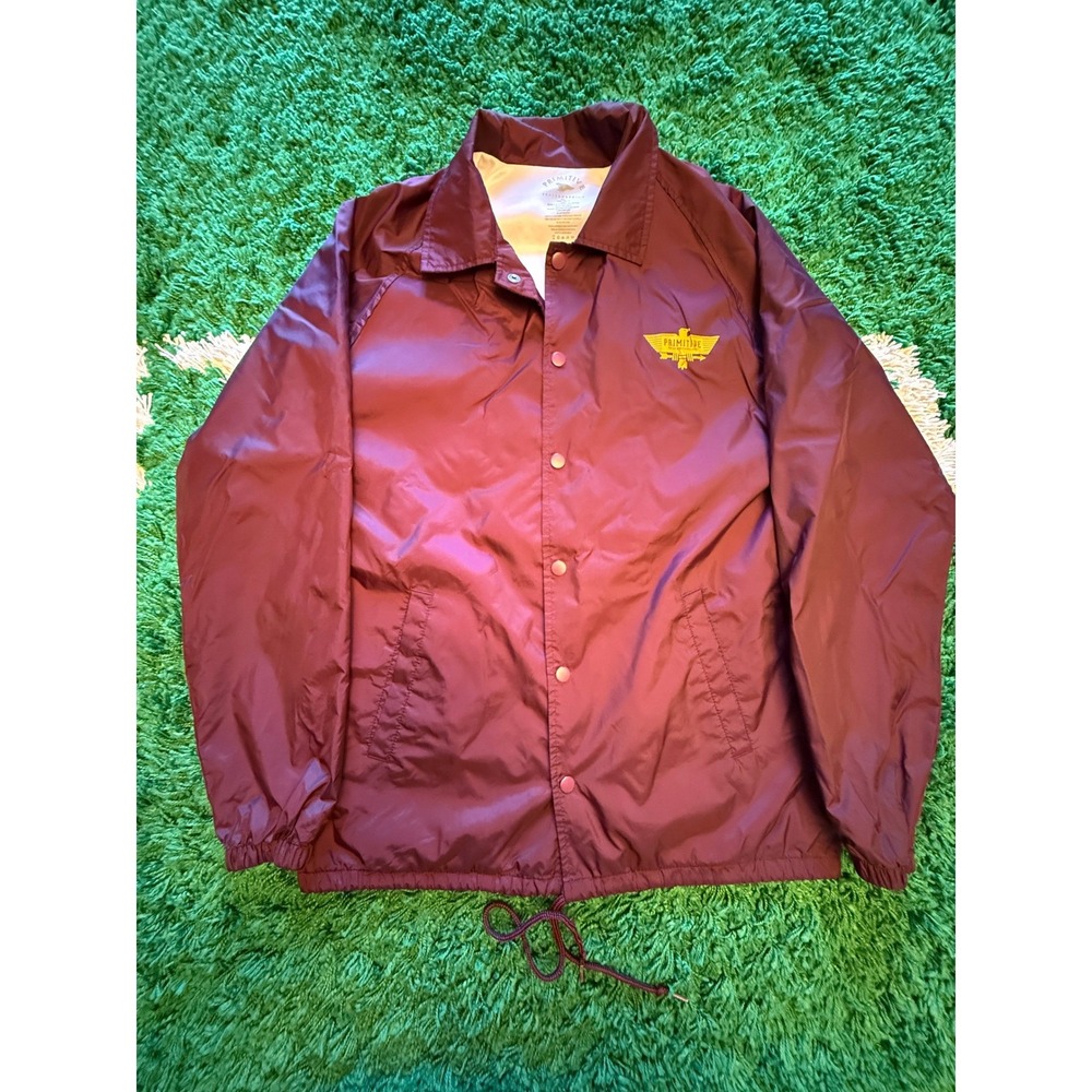Primitive skateboarding Mens‎ Medium Maroon Excellent Skateboarding Windbreaker